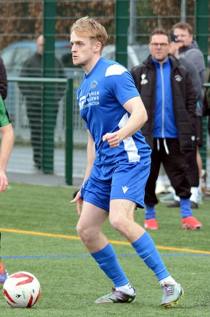 Iwan Howells - scored his fifth goal in three games for Merlins Bridge