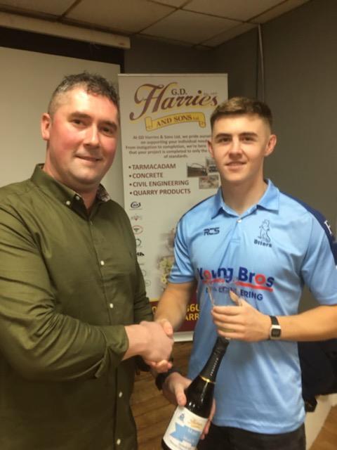 Narberth man of the match Ilan Phillips