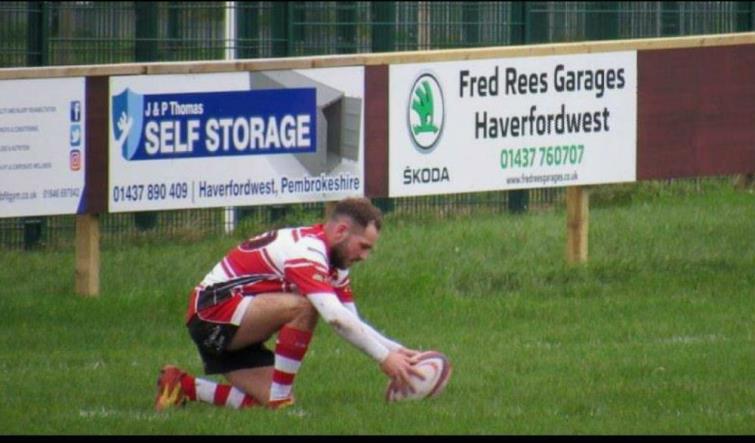 James Trueman - scored all 7 points for Milford at Mumbles