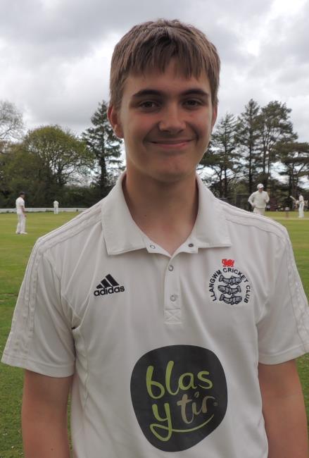 Joe Phillips - led Llangwms attack with a fiery spell