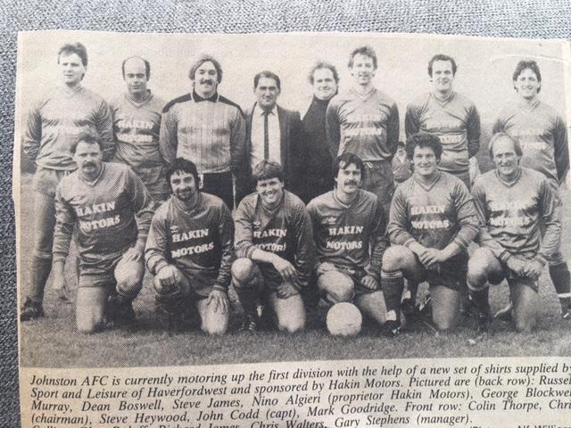 Johnston AFC 1986-87