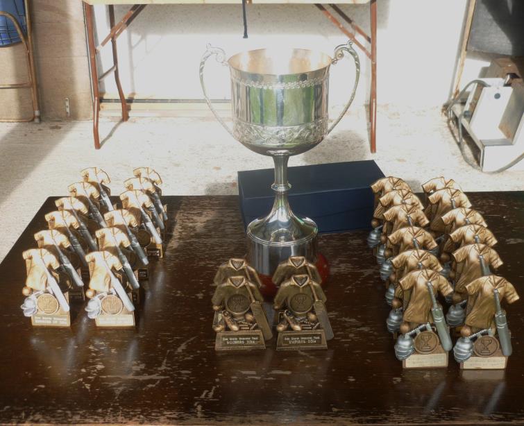 Ken Morris Cup trophies
