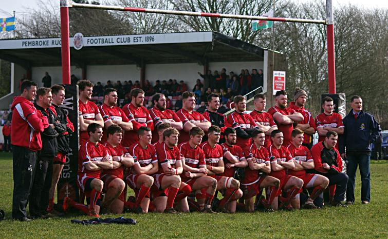 Pembroke line-up before Bowl success