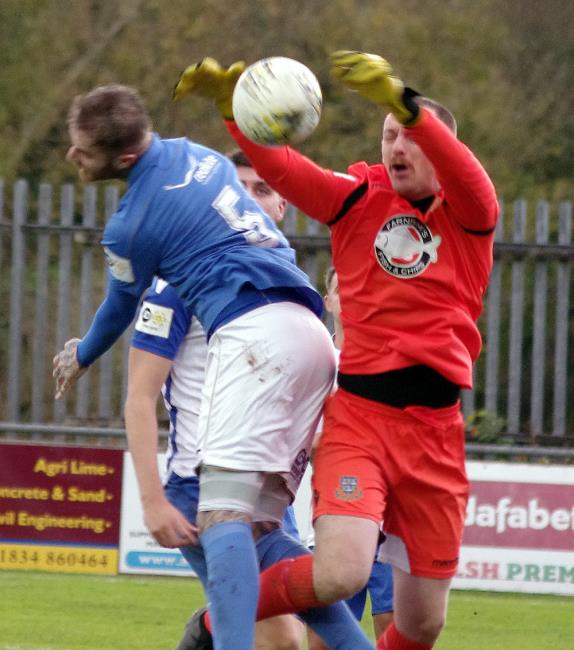 Sam Rodon competes in the air