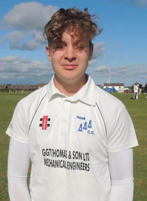 Seth Willington - unbeaten innings a great help for Hook