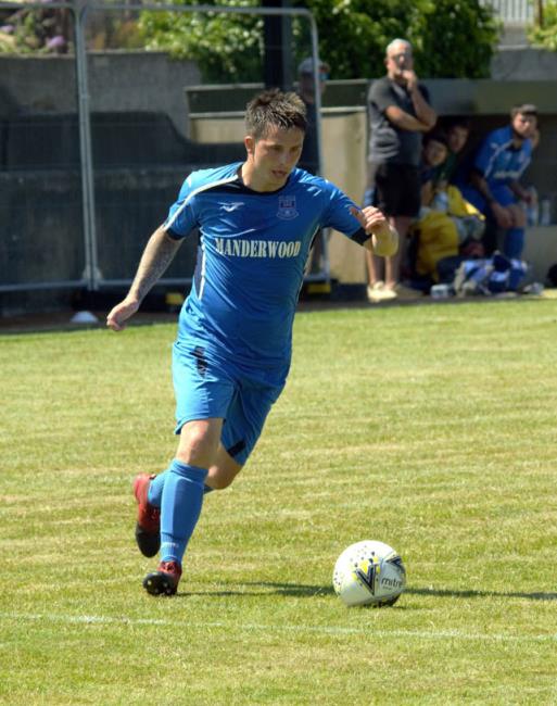 Justin Harding scored a first half hat-trick for Vikings