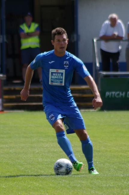Assistant manager Tim Hicks played well in defence