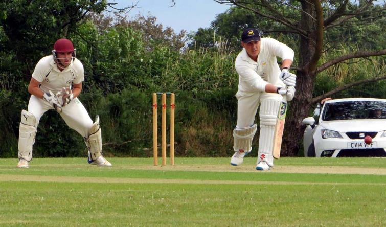 James Phillips batted well for Larenny