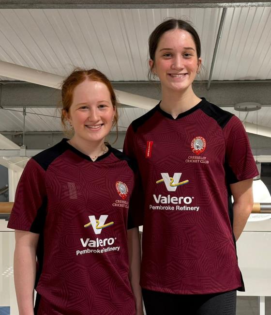 Cresselly 2nds sisters Sophia and Mari Cole Cole - both had excellent evenings