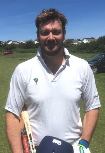 Doug Johnson - Again batted well for Haverfordwest