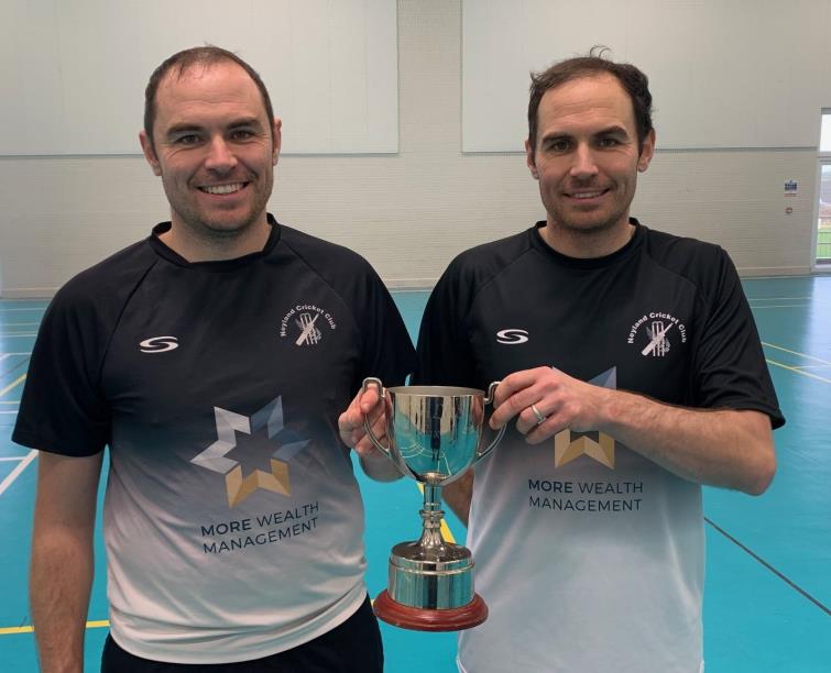 Delighted twins Sean and Patrick Hannon - skipper and league organiser