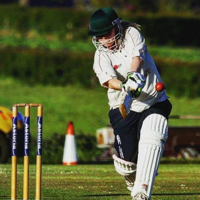  Eleri showing her big hitting skills