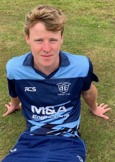  Harry Nicholas batted and bowled well for Herbie