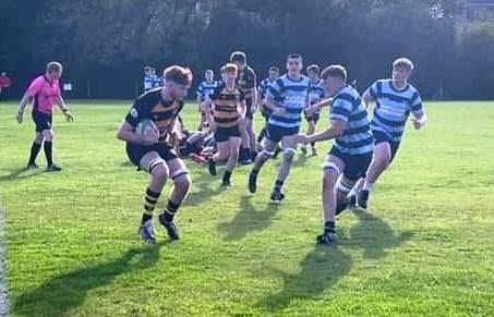 Llangwm go on the attack in Aberystwyth
