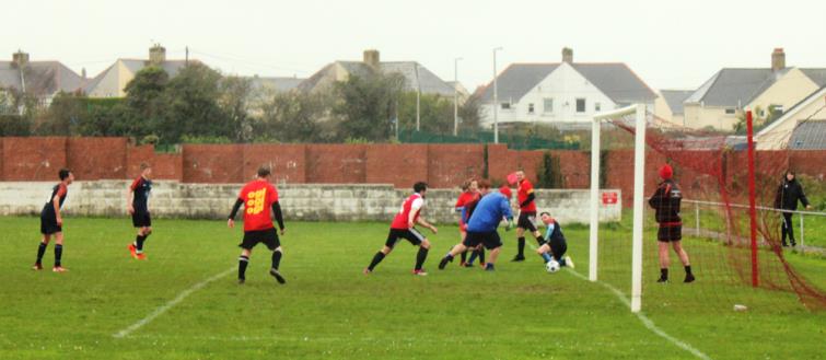 More goalmouth action More goalmouth action