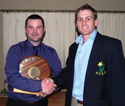 Matthew wins a club award