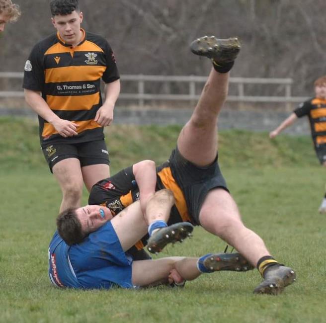 Sam Rickwood makes a big hit