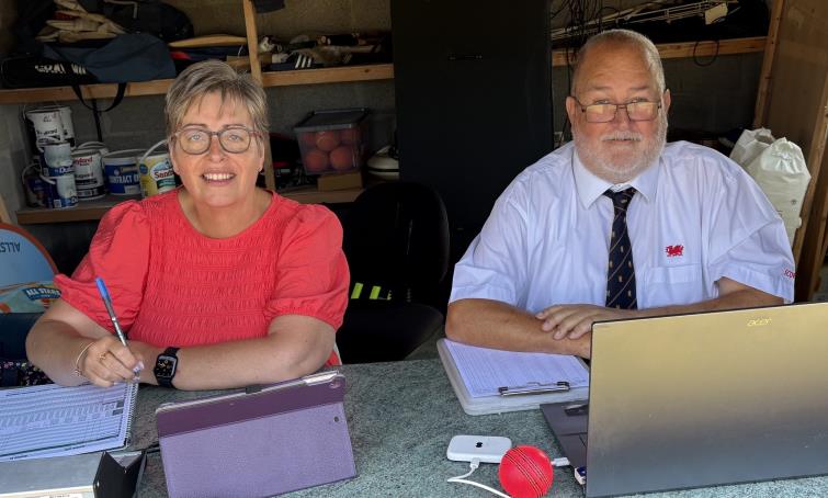 Scorers - Ann-Marie Jenkins and John Davies