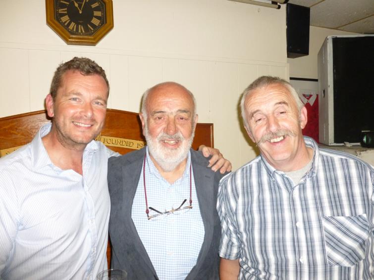 Sean Holley, Bill Carne and Geraint Bowen