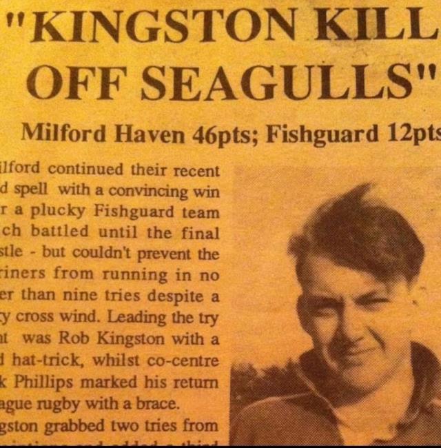 Rob Kingston - hitting the local headlines