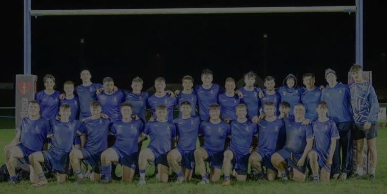Rio and his Haverfordwest team mates