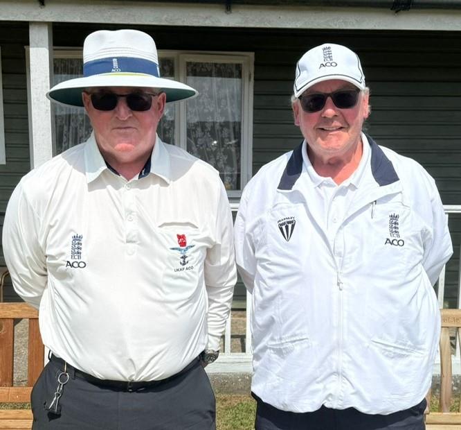 Umpires - Nigel Richards and Michael Borland
