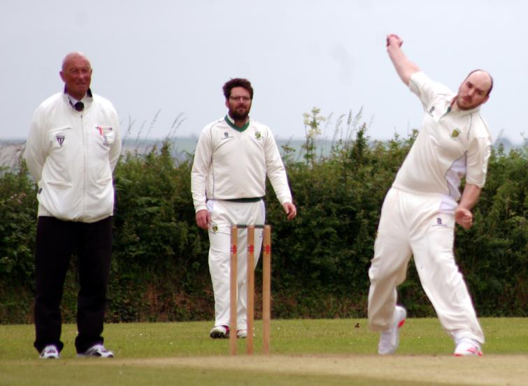 Matthew Webb bowled superbly for Burton taking three wickets