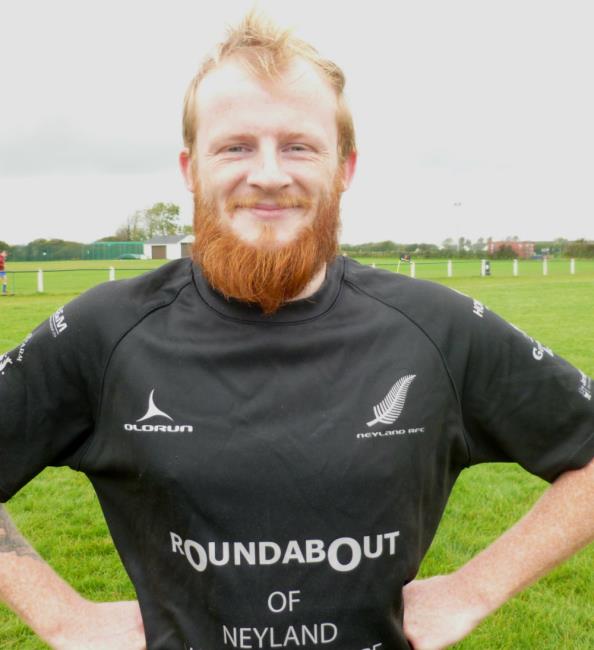 Adam Cawley - good try for Neyland