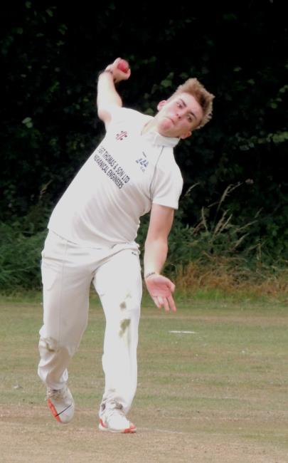 Aled Phelps bowls well for Hook