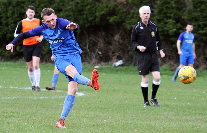 Ben Steele scored for the high flying Monkton Swifts