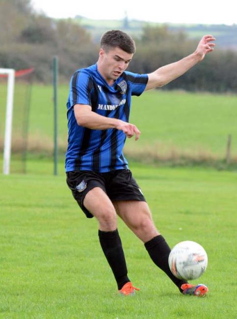 Camron Thomas equalised for the first goal for Hakin on a brilliant night