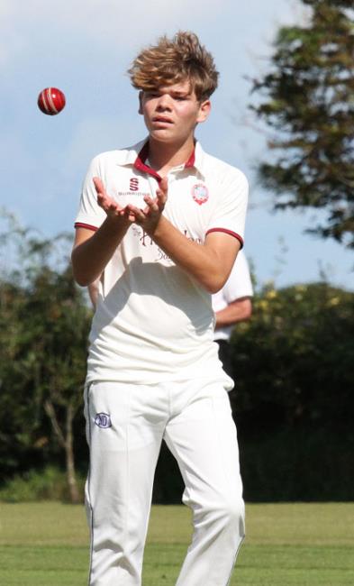 Charlie Arthur - hit 58 for Cresselly in first innings - Pic by Susan McKehon