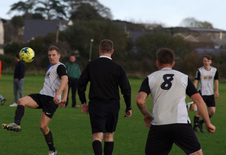 Dai Davies scored for The Wizards against North End