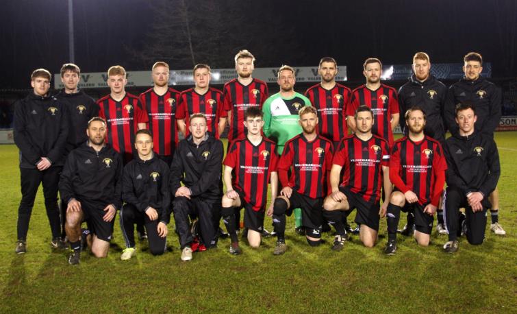 Goodwick United on their way to the Liberty Stadium