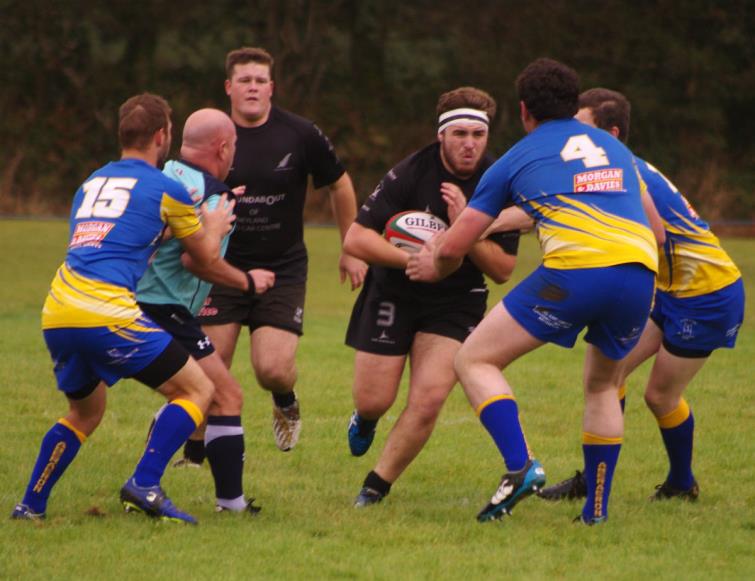 Prop Jack Harries drives hard for Neyland