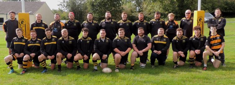Llangwm team - played some excellent rugby