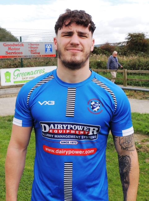 Robbie Jones - scored a try for Fishguard