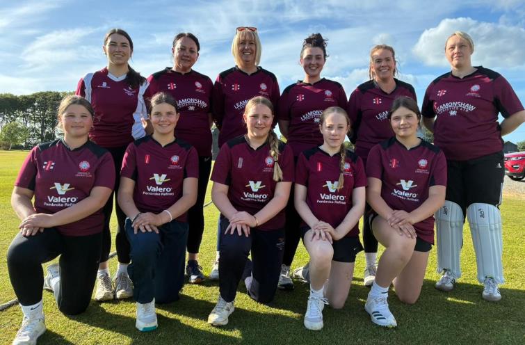 Cresselly 2nds Ladies - played well against Whitland