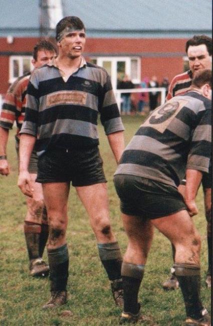 Bill Ridge at a lineout