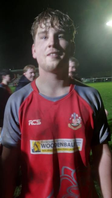 George Jones - grabbed a good try for The Scarlets