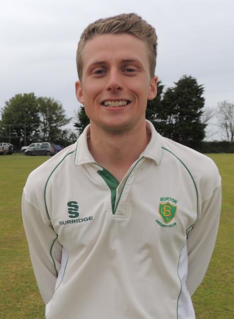 Jack Davies - more runs and a wicket for Burton