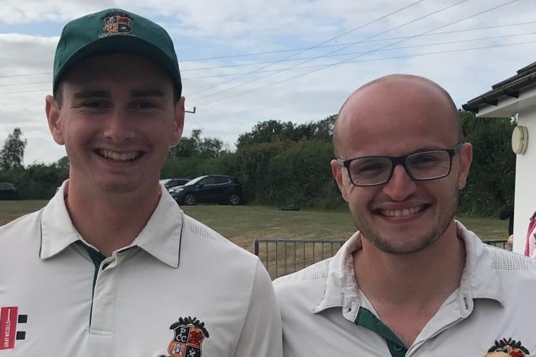 Jack Harries and Gareth Long - both hit big runs for Pembroke