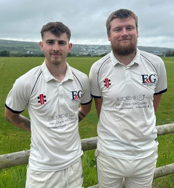 Matty and Scott Delaney - helped Fishguard to their chance of promotion