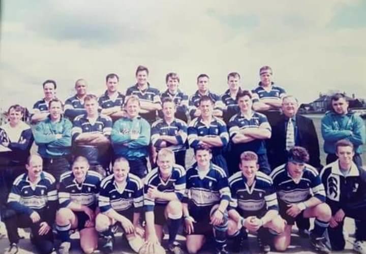 Tim with Haverfordwest (5th, front row)