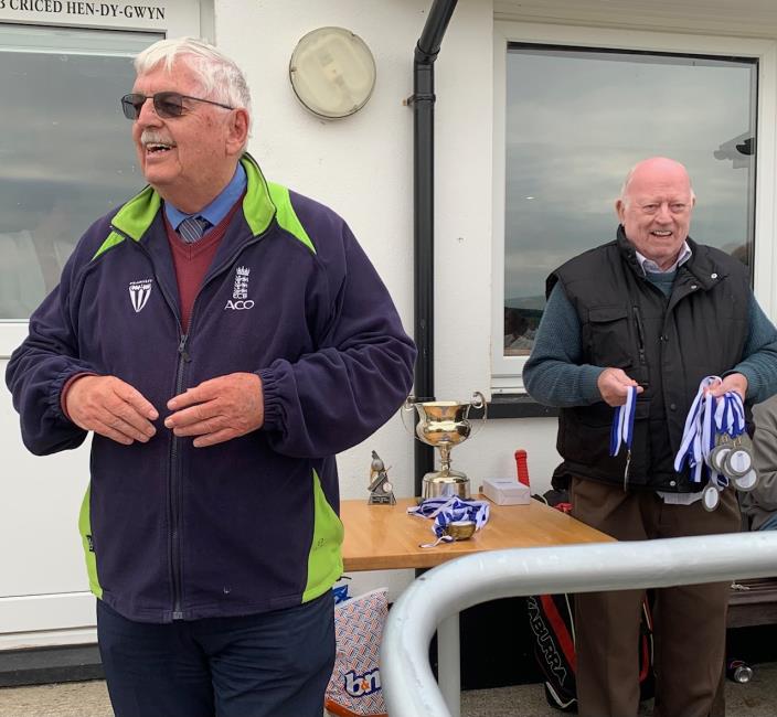 Organisers Trefor Evans and Arthur Brady