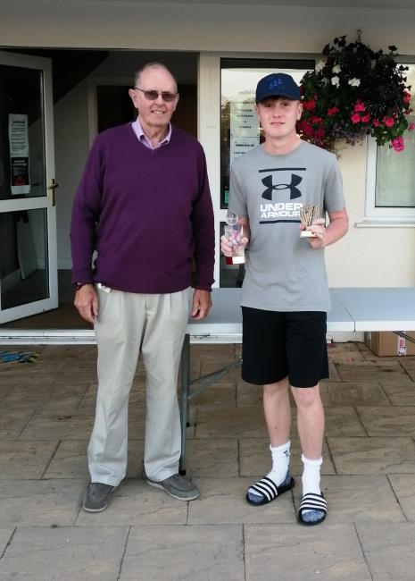 Man of the Match - Oscar Willington with Mr Phil Lloyd