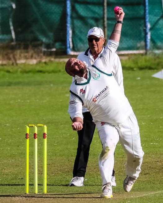Andrew Pawlett - starred with bat and ball for St Ishmaels. Picture Tim Phillips