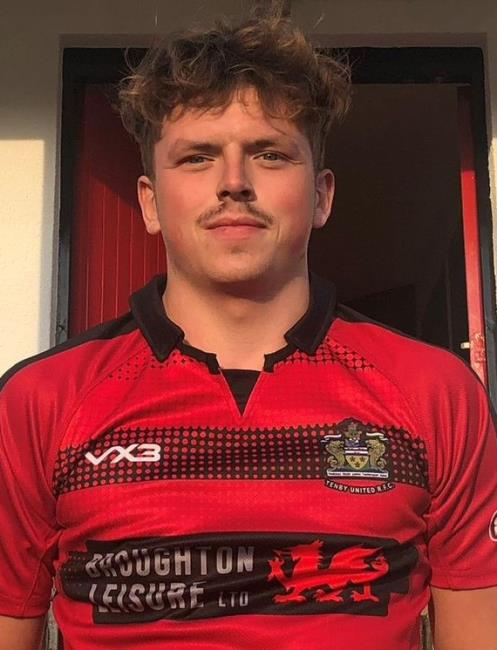 Cam Broadhurst - an early score for Tenby United