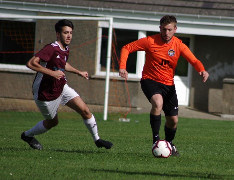 Luke Hayward scored for Johnston in their comfortable 5-1 win against North End