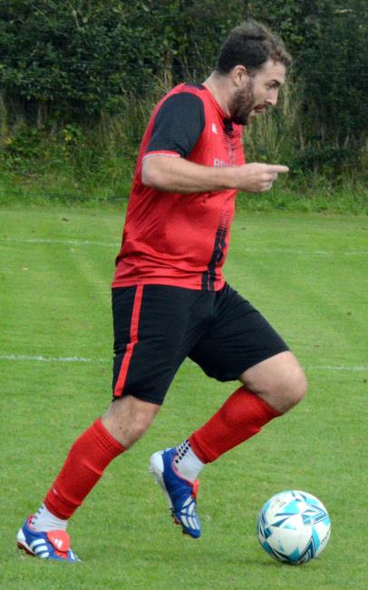 Laurie Haworth - scored the third goal for Clarbeston Road who won at Kilgetty